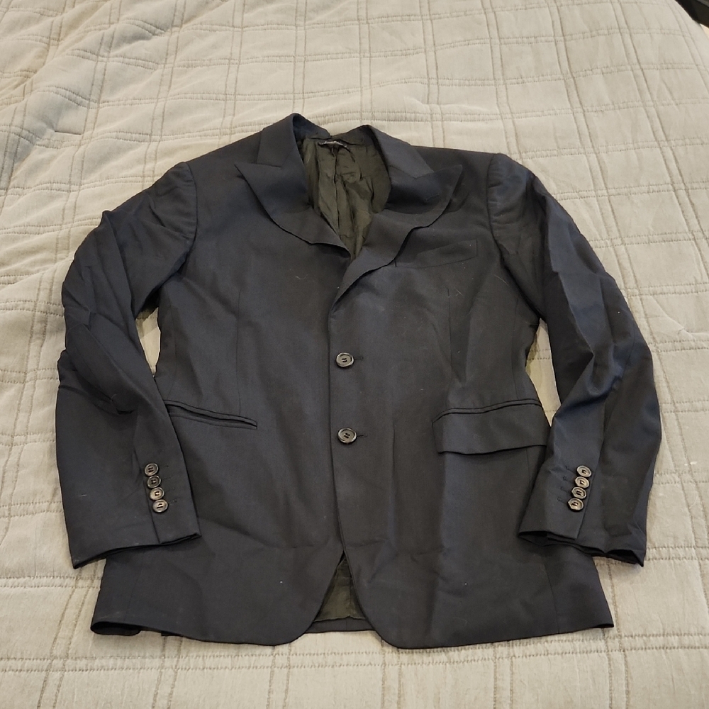 Stylish Prada Navy Blue 2 Button Blazer Size 48R (38 US)